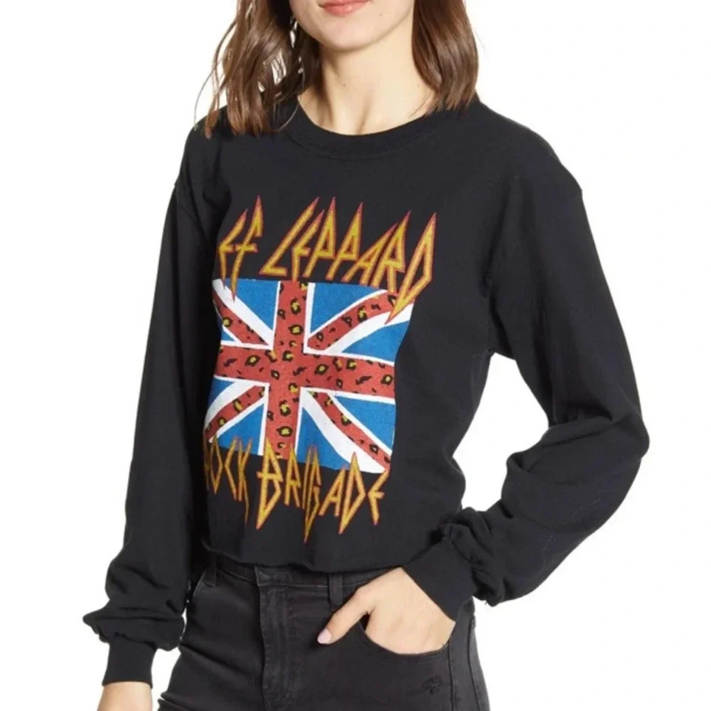 New Def‎ Leppard Crop tee